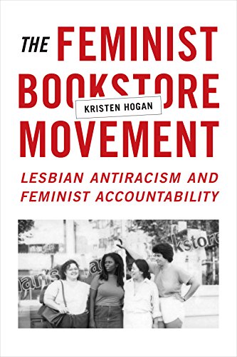 Book cover with red text and a black and white photo of women.