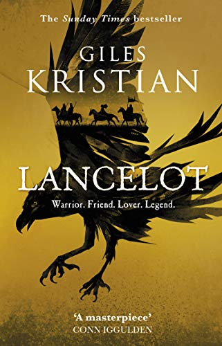 Book cover featuring a black bird silhouette containing riders on horseback against yellow background.