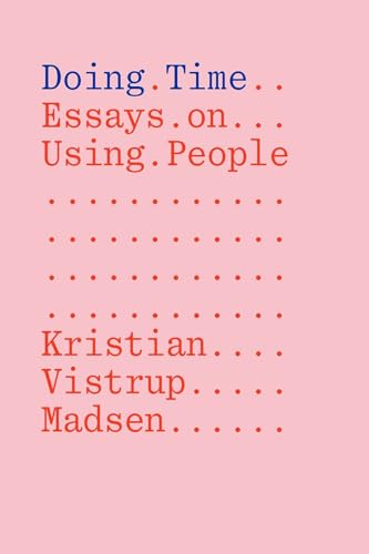 Book cover: pink background, red and blue text, dotted pattern.