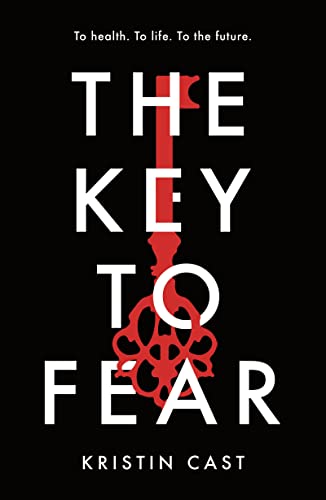 Book cover: "The Key to Fear" with a red antique key graphic.