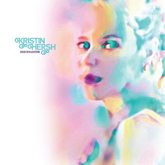 CD cover for Kristin Hersh’s “Sugar On Blackstone” with painted portrait.