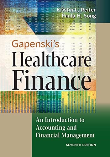 Book cover: "Gapenski's Healthcare Finance," seventh edition, with numbers.