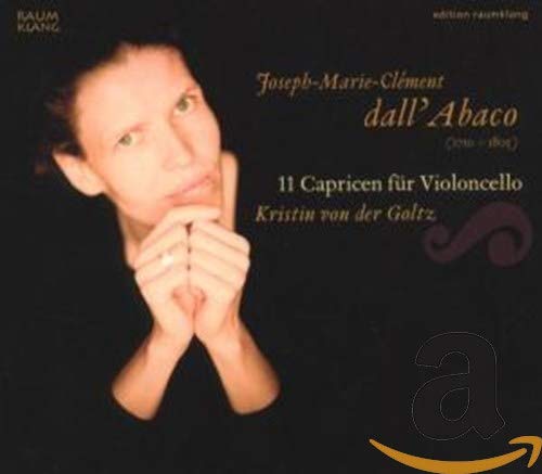 CD cover featuring Kristin von der Goltz, a cellist, in portrait.
