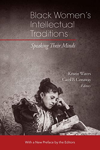 Book cover featuring a vintage portrait of a Black woman reading.