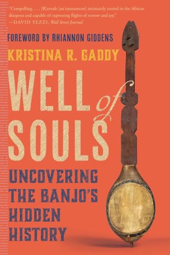 Book cover: "Well of Souls" with an image of a banjo.