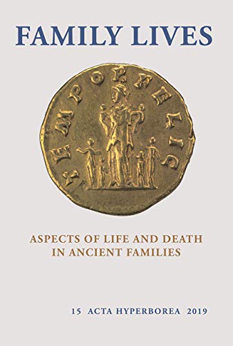 Book cover: "Family Lives" with ancient coin image and text.
