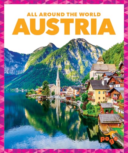 Book cover for "Austria" featuring mountains, a lake, and a village.