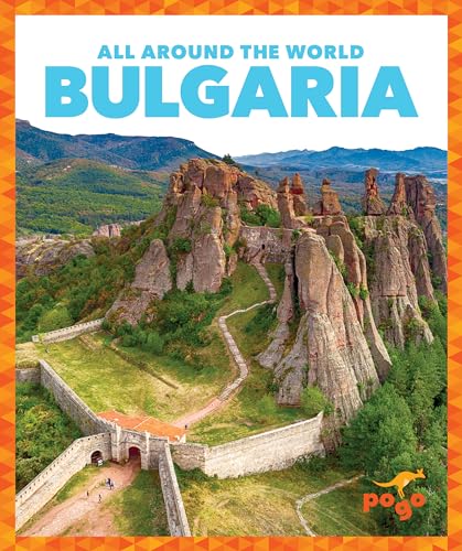 Book cover featuring rocky Bulgarian landscape with a fortress and mountains.