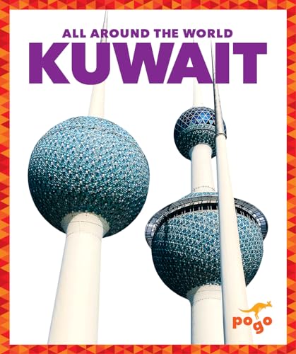 Book cover featuring Kuwait Towers, a low-angle view.