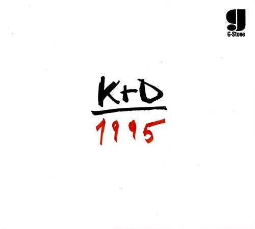 CD cover for Kruder & Dorfmeister’s “1995” with handwritten text and logo.