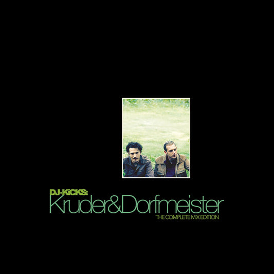 Album cover for Kruder & Dorfmeister DJ-Kicks, featuring two men.