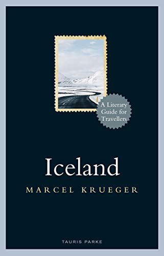 Book cover for "Iceland: A Literary Guide for Travellers" with landscape image.