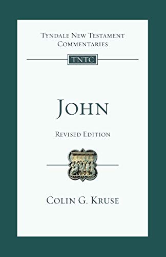 Book cover: "John" commentary by Colin G. Kruse, Tyndale New Testament.