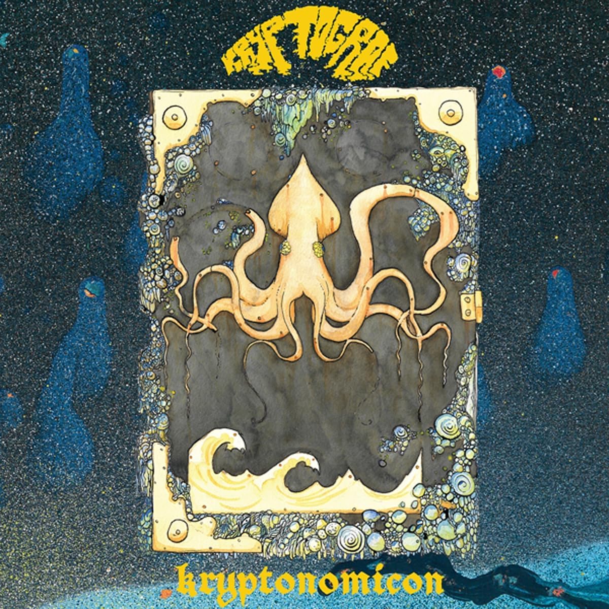 CD cover: octopus illustration within a decorated, dark blue frame.