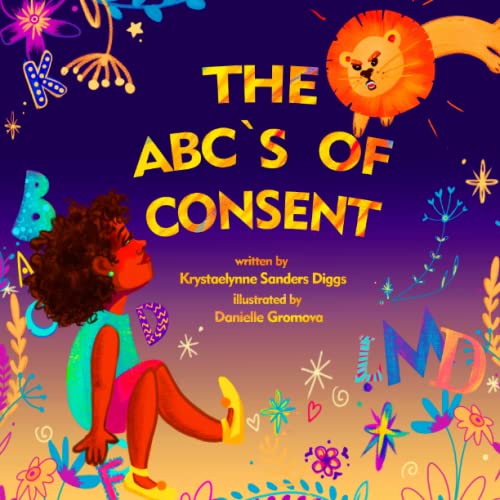 Book cover: "The ABC's of Consent" with illustrations of children and animals.
