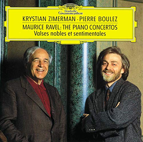 CD cover featuring portraits of Krystian Zimerman and Pierre Boulez.