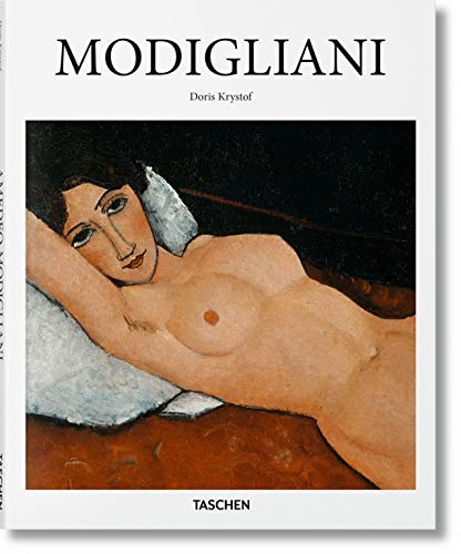 Book cover featuring a Modigliani-style nude portrait painting of a reclining woman.