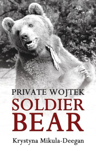 Black and white book cover featuring a bear with a tie.