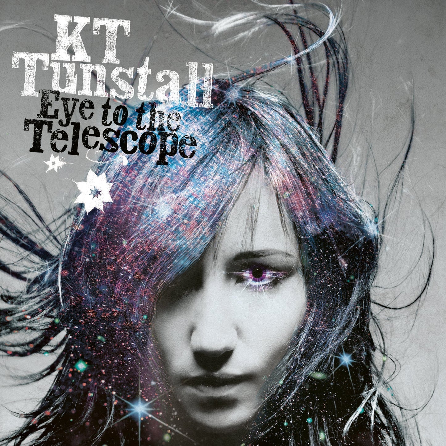 KT Tunstall album cover: woman with cosmic, starry background.