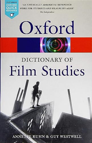 Oxford Dictionary of Film Studies book cover with film reel imagery.