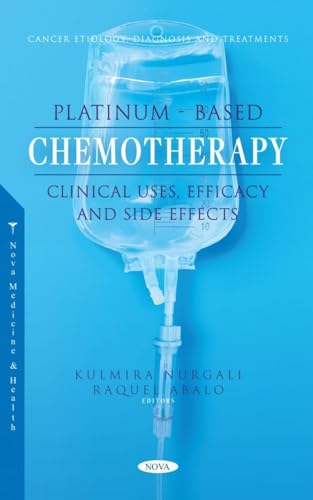 Book cover: "Platinum-Based Chemotherapy" with an IV drip illustration.