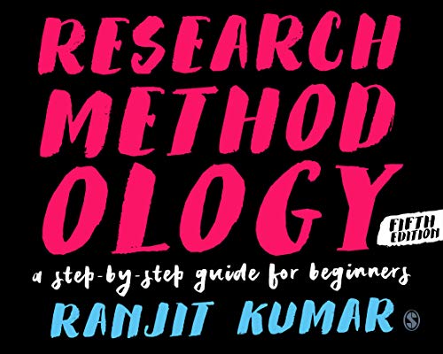 Book cover: "Research Methodology" fifth edition, pink text on black.