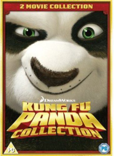DVD cover featuring Po from Kung Fu Panda, close-up face.