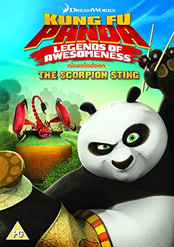 Kung Fu Panda DVD cover featuring Po and a red scorpion character.