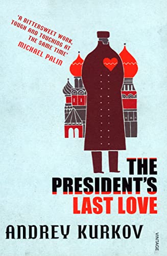 Book cover: red figure with Russian architecture, title "The President's Last Love".