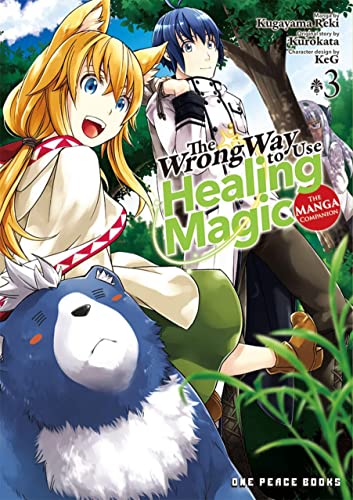 Comic book style illustrations of fantasy characters and scenes in a manga format book.