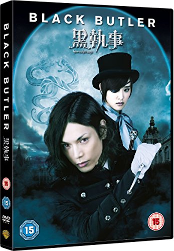 DVD cover for "Black Butler" featuring characters and a gothic castle.