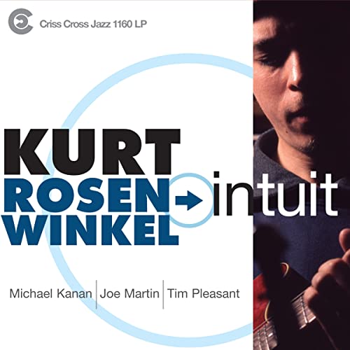 Album cover for Kurt Rosenwinkel’s “Intuit” featuring a portrait and text.
