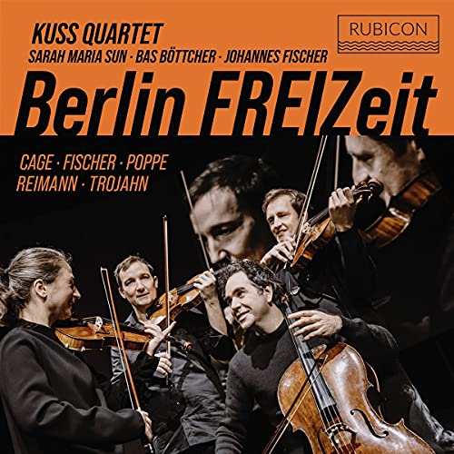 CD cover featuring the Kuss Quartet and Sarah Maria Sun performing.