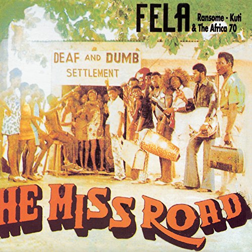 Fela Kuti album cover: group portrait with musicians and text.