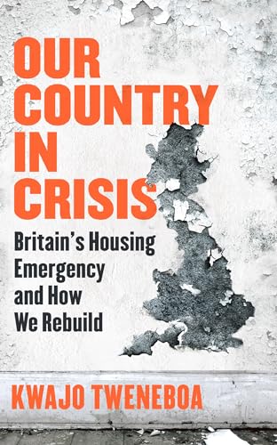 Book cover: "Our Country in Crisis" with a map of Britain and peeling paint.