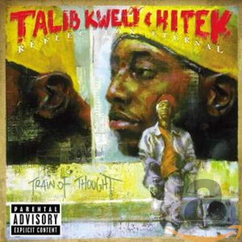 Album cover art featuring a portrait of Talib Kweli with stylized yellow and brown tones.