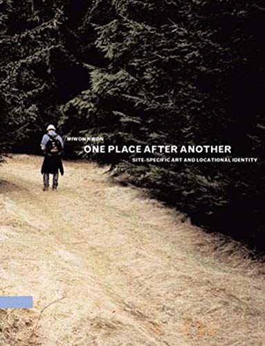 Book cover with a person walking on a dirt path in a forest.