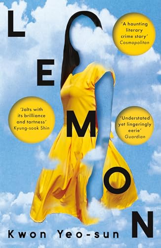 Book cover showing a woman in a yellow dress against a blue cloudy sky.