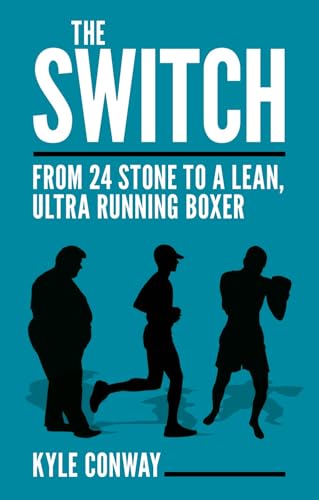 Book cover: silhouettes showing weight loss transformation from large to athletic.
