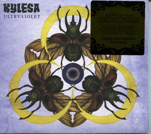 Kylesa “Ultraviolet” CD cover with beetle and eye imagery.
