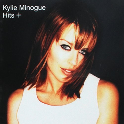 CD cover for Kylie Minogue’s “Hits” featuring a portrait of the singer.