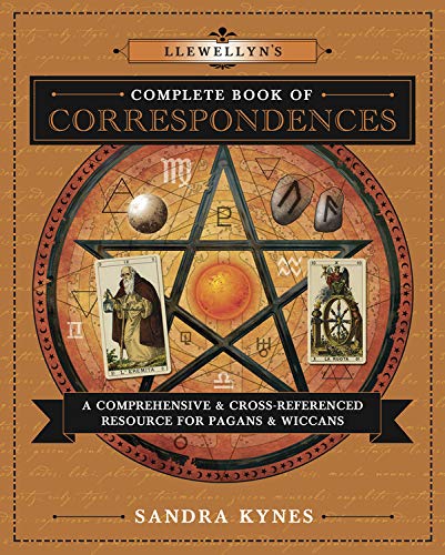 Book cover featuring a large pentagram, tarot cards, and occult symbols on brown background.