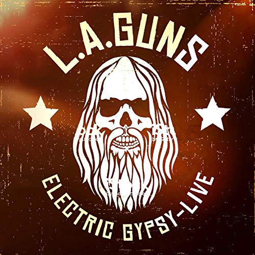 Album cover with skull and stars on a dark, grungy background.
