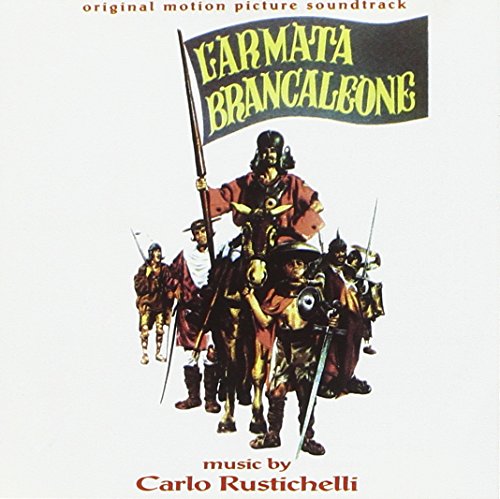CD cover for "Armata Brancaleone" soundtrack, illustrated medieval soldiers.