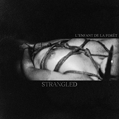 Black and white album cover depicting a torso bound with rope.