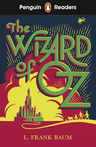 Book cover for “The Wizard of Oz” with Emerald City illustration.