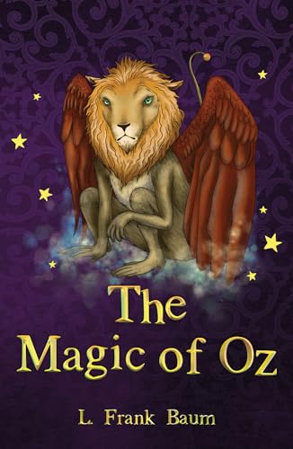Book cover: winged lion illustration with title "The Magic of Oz".