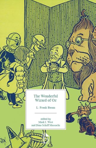 Book cover featuring characters from "The Wonderful Wizard of Oz" illustration.