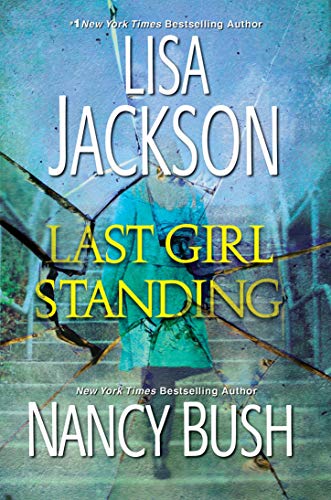 Book cover: woman in teal coat stands amidst cracked glass.