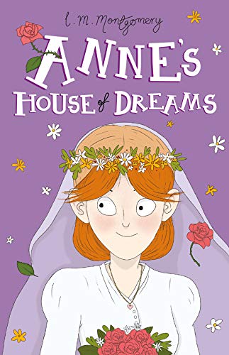 Book cover: illustrated bride with red hair and floral crown.